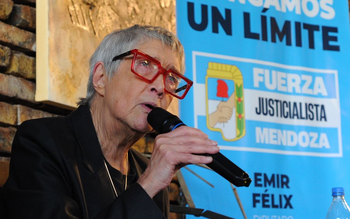 Teresa Parodi acompañó a Emir Félix y a Marisa Uceda en un debate sobre la situación de la cultura.