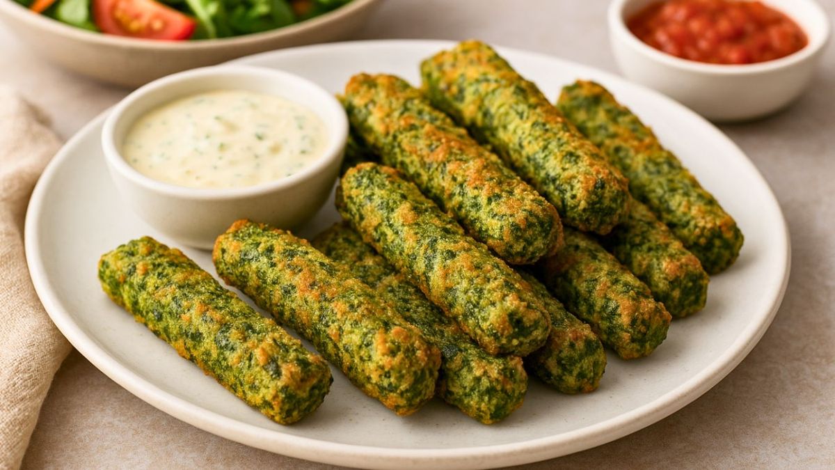 Los bastones de espinaca sin fritura son ideales para incorporar en la dieta y ayudan a bajar de peso. Foto: gentileza elpais.