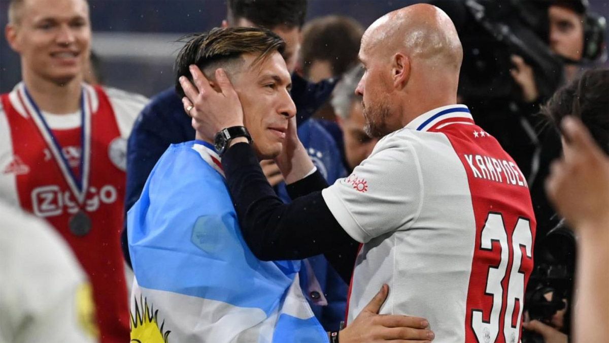 Lisandro Martínez, jugador del Manchester United, es cauto a la hora de hablar del Mundial Qatar 2022.