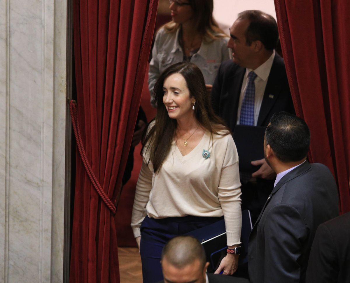 La vicepresidenta Victoria Villarruel. La vicepresidenta Victoria Villarruel.