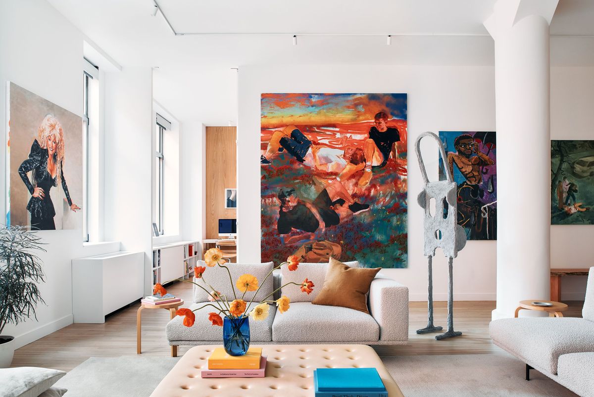 La decoración de arte contemporáneo es una de las tendencias de Nueva York. La decoración de arte contemporáneo es una de las tendencias de Nueva York.