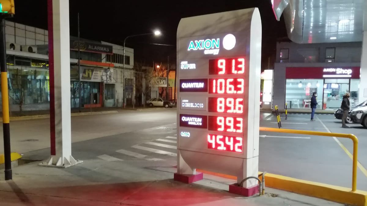 Así quedaron este lunes los precios de los combustibles de Axion.