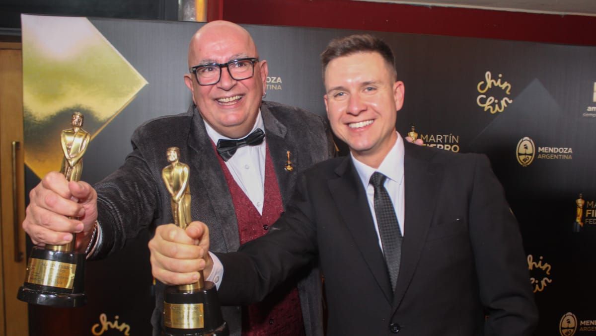 Ricardo Montacuto y Julián Imazio, ganadores de la gran noche. Ricardo Montacuto y Julián Imazio, ganadores de la gran noche.