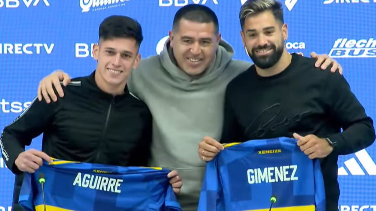 Boca presentó oficialmente a Milton Giménez y a Brian Aguirre como refuerzos del club.&nbsp;