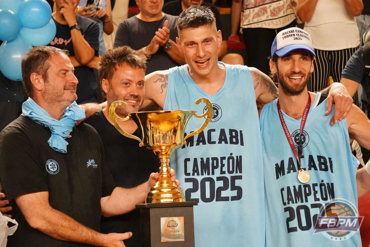 Matías Sandes, referente de Israelita Macabi, y un nuevo título para su enorme carrera