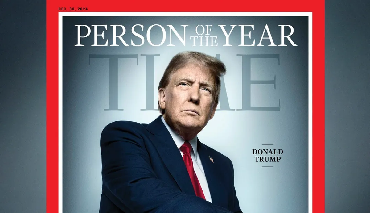 Fotografía cedida por TIME donde aparece el presidente electo de Estados Unidos