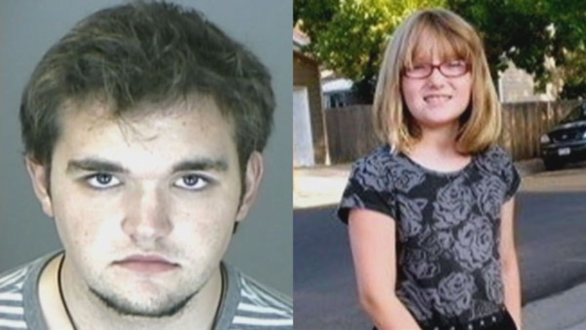 La niña y el autor del crimen en Estados Unidos. La niña y el autor del crimen en Estados Unidos.