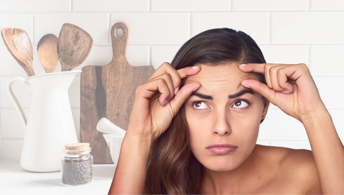 Dile adiós a las arrugas y líneas de expresión del entrecejo usando un utensilio de cocina