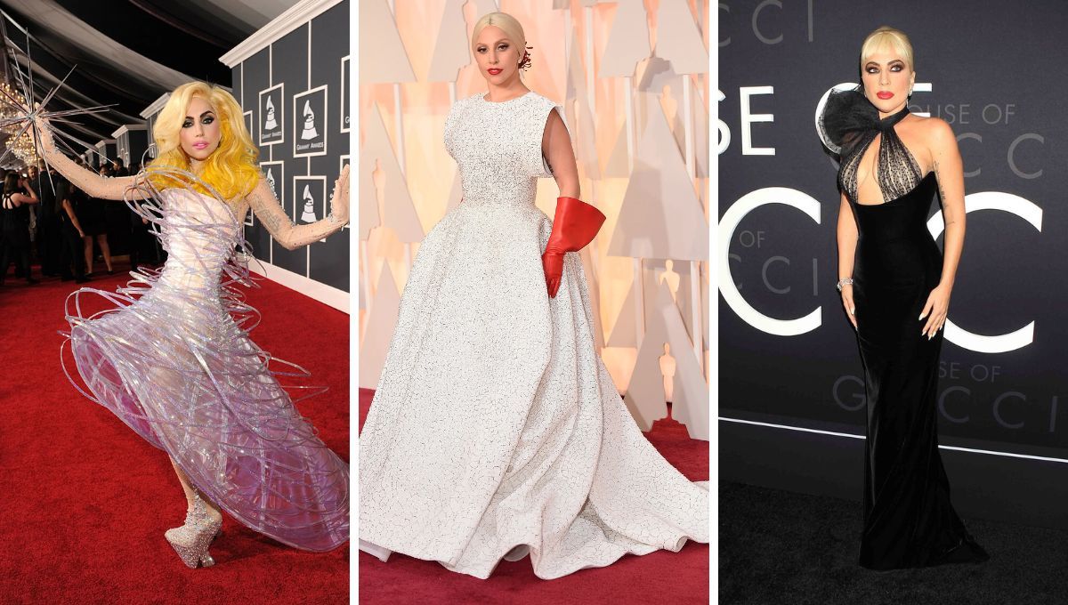 Lady Gaga colaboró con la marca Armani en numerosas ocasiones. 