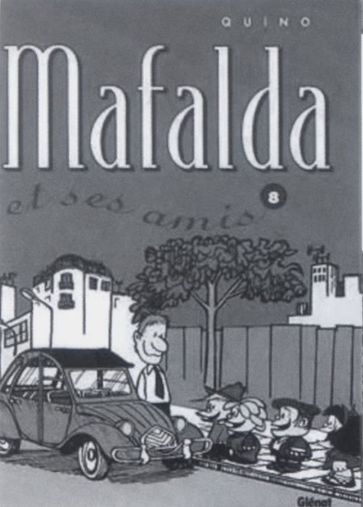El mendocino Joaquín Salvador Lavado y su mayor creación, Mafalda. Su familia manejaba un 2CV. Foto: archivo El mendocino Joaquín Salvador Lavado y su mayor creación, Mafalda. Su familia manejaba un 2CV. Foto: archivo 