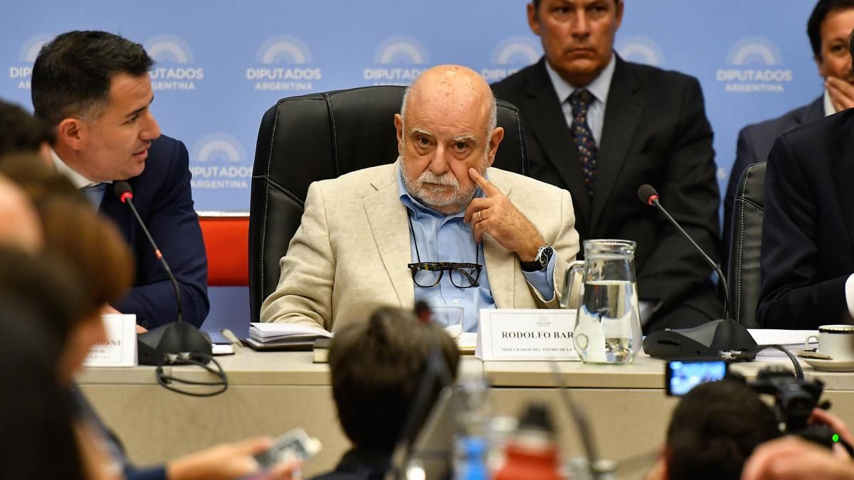 El Procurador del Tesoro de la Nación, Rodolfo Barra. El Procurador del Tesoro de la Nación, Rodolfo Barra.