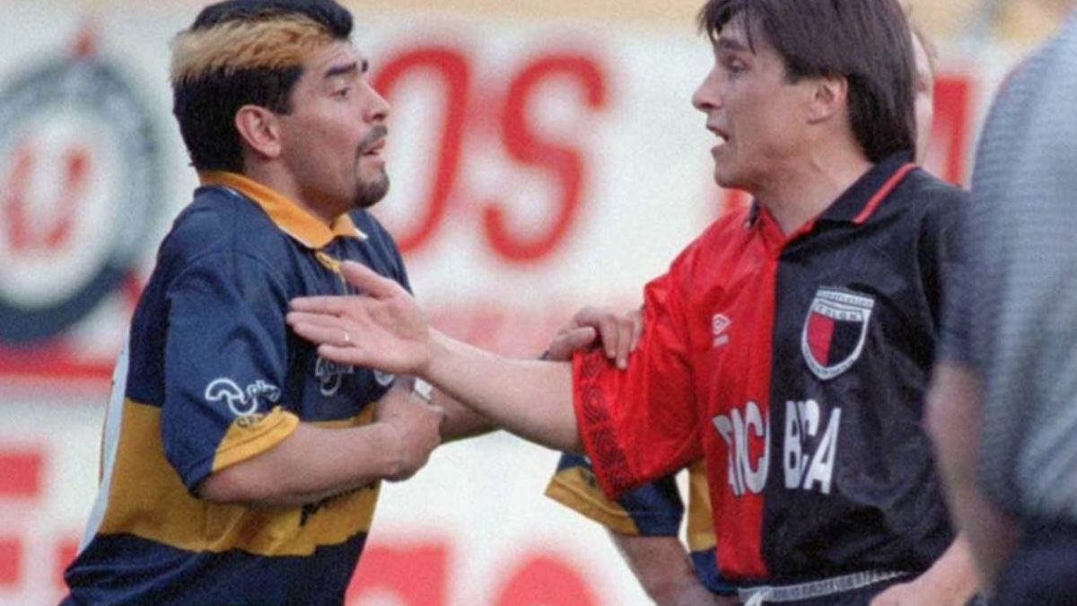 Maradona y Toresani después fueron compañeros en Boca.