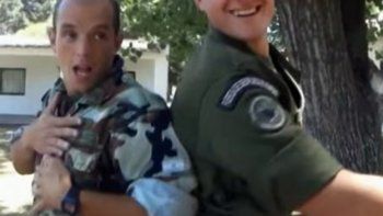 Los soldados también se divierten: oficiales hicieron su parodia de 