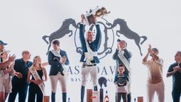 Joaquín Somoza fue el ganador de la Copa Casa David de Saltos Hípicos, disputada en Alto Agrelo, Luján de Cuyo.
