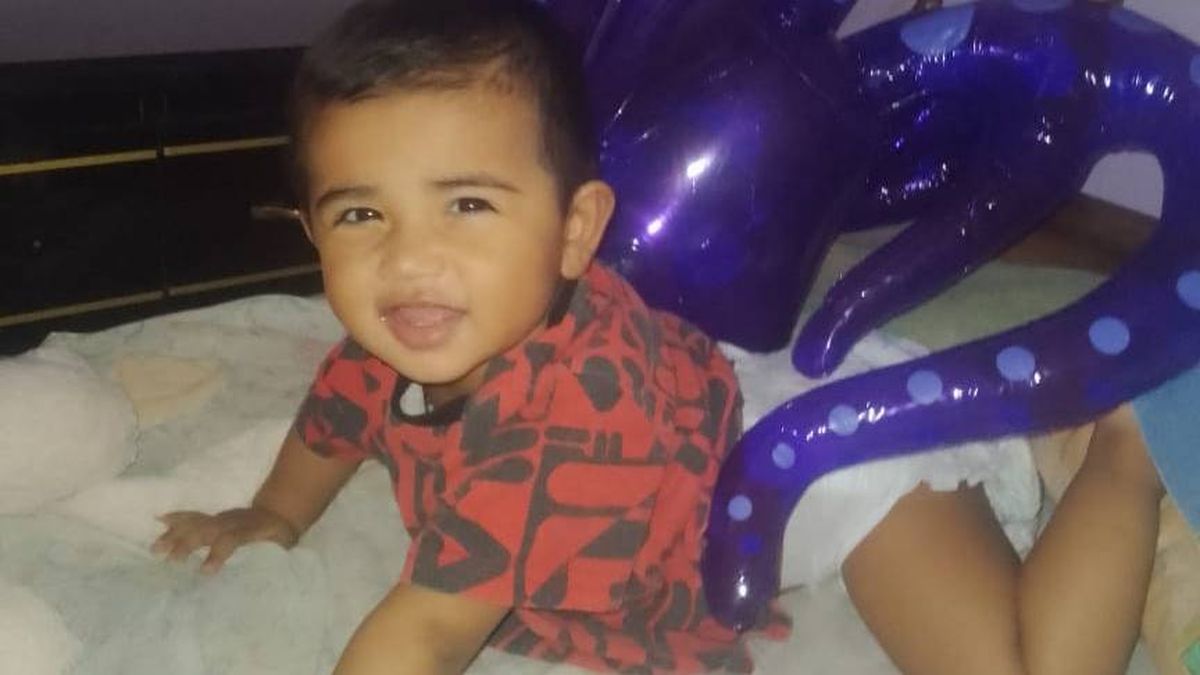 Erick sonríe tras un episodio difícil. Foto: Gentileza Cristian Bustos.