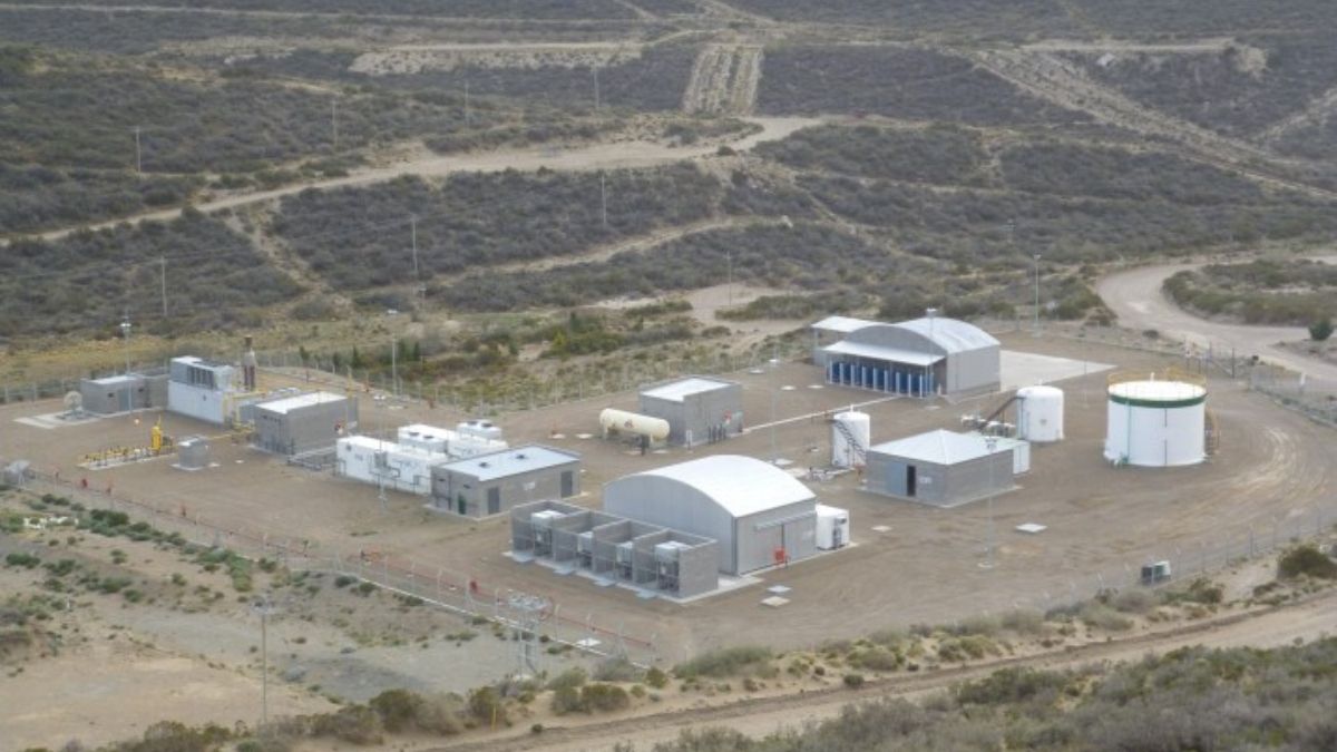 Planta de hidrógeno de Hychico. Foto: Hychico Planta de hidrógeno de Hychico. Foto: Hychico