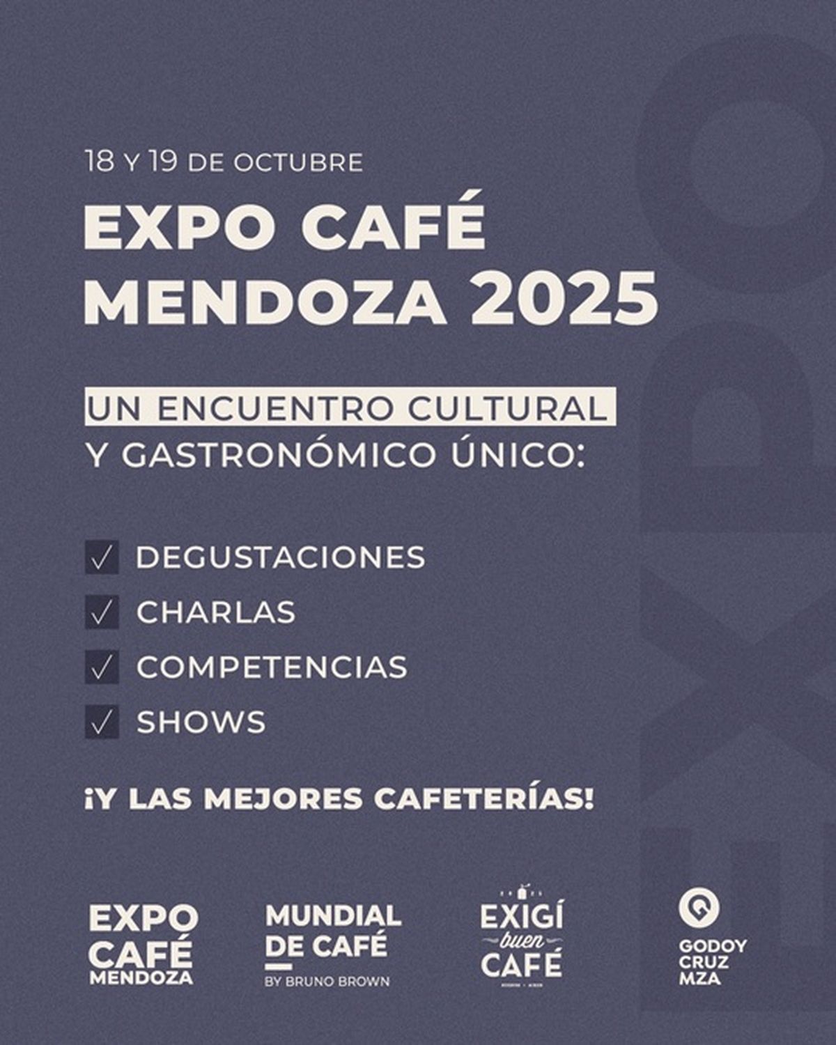 Este 18 y 19 de octubre en el Espacio Arizu de Godoy Cruz con entrada libre y gratuita.