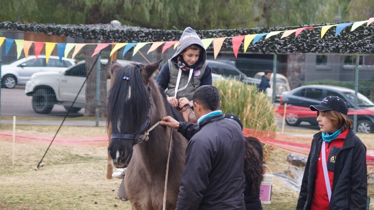 Los chicos que así lo elegían, podían dar una vuelta a caballo. Los chicos que así lo elegían, podían dar una vuelta a caballo.