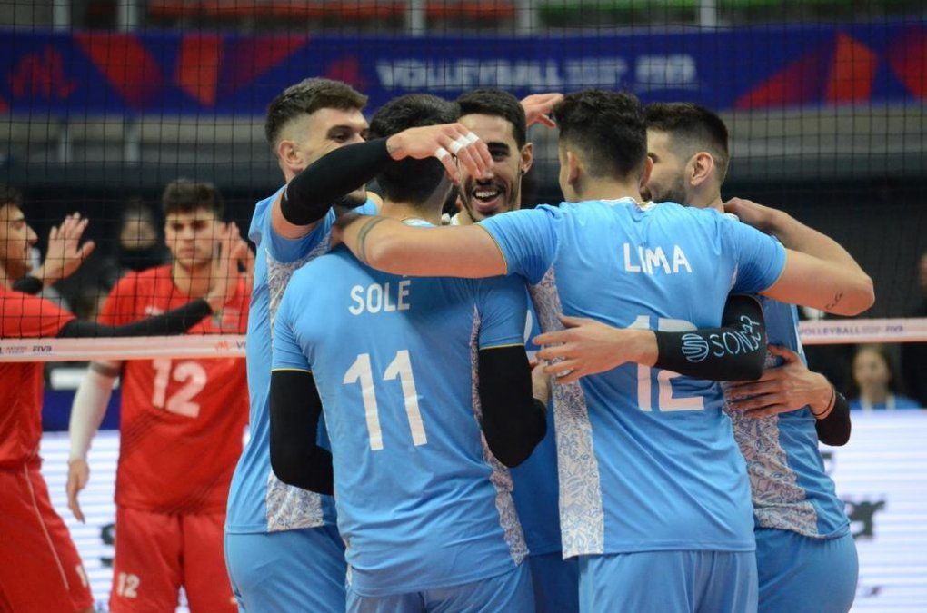 Argentina venció 3 a 0 a Portugal en la Liga de las Naciones de vóleibol
