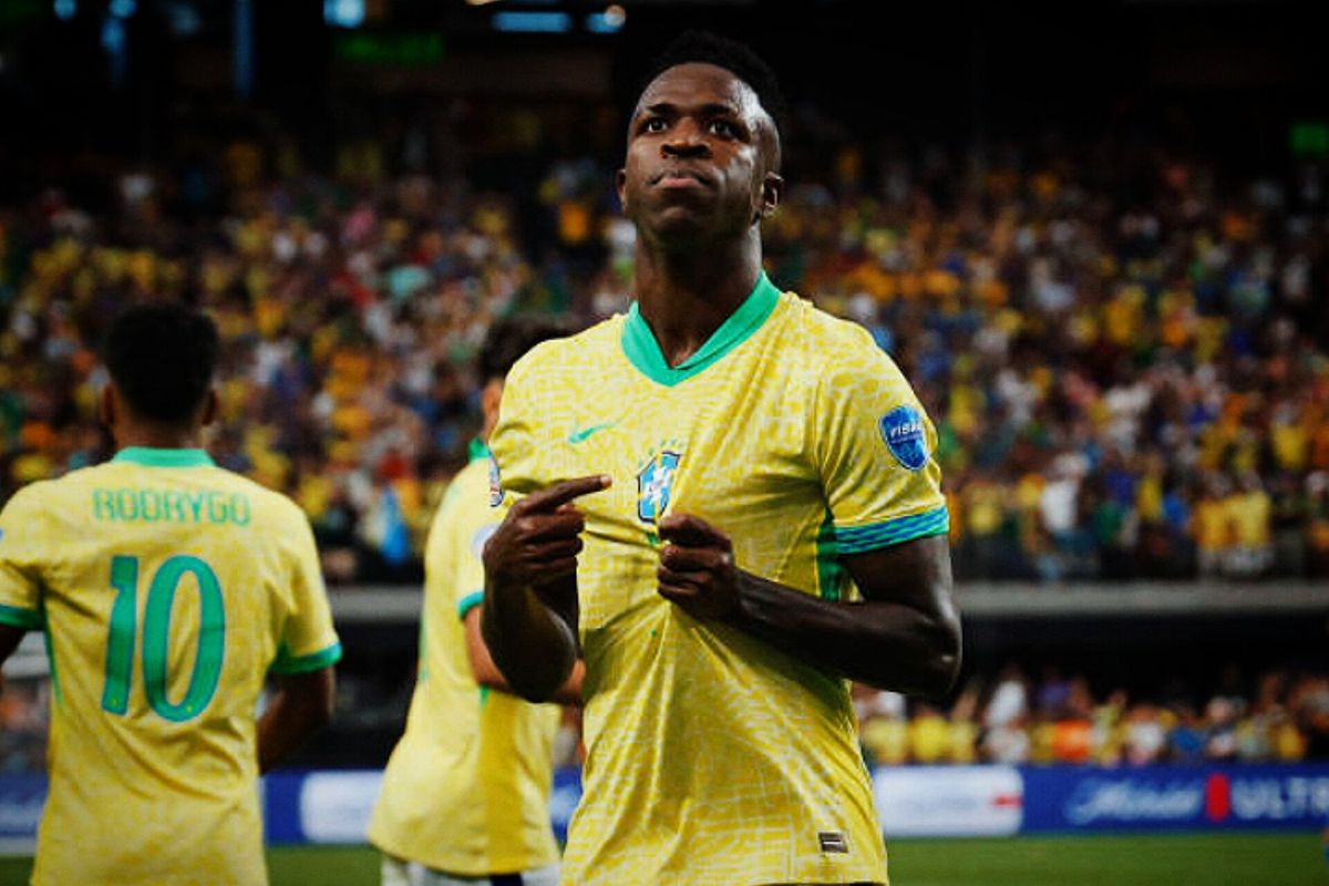 Vinicius no podrá jugar frente a Uruguay en el duelo de cuartos de final de la Copa América. Vinicius no podrá jugar frente a Uruguay en el duelo de cuartos de final de la Copa América.