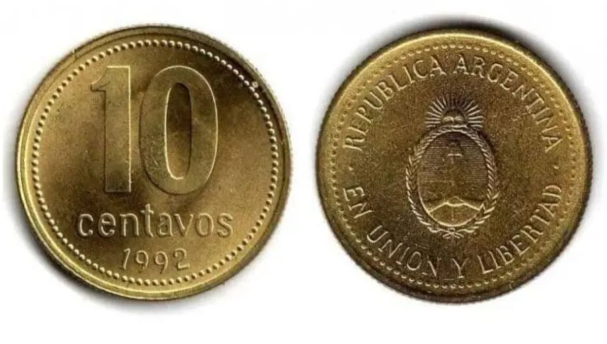 Si tienes esta moneda de diez centavos, puedes recibir hasta $200.000: cómo reconocerla Si tienes esta moneda de diez centavos, puedes recibir hasta $200.000: cómo reconocerla