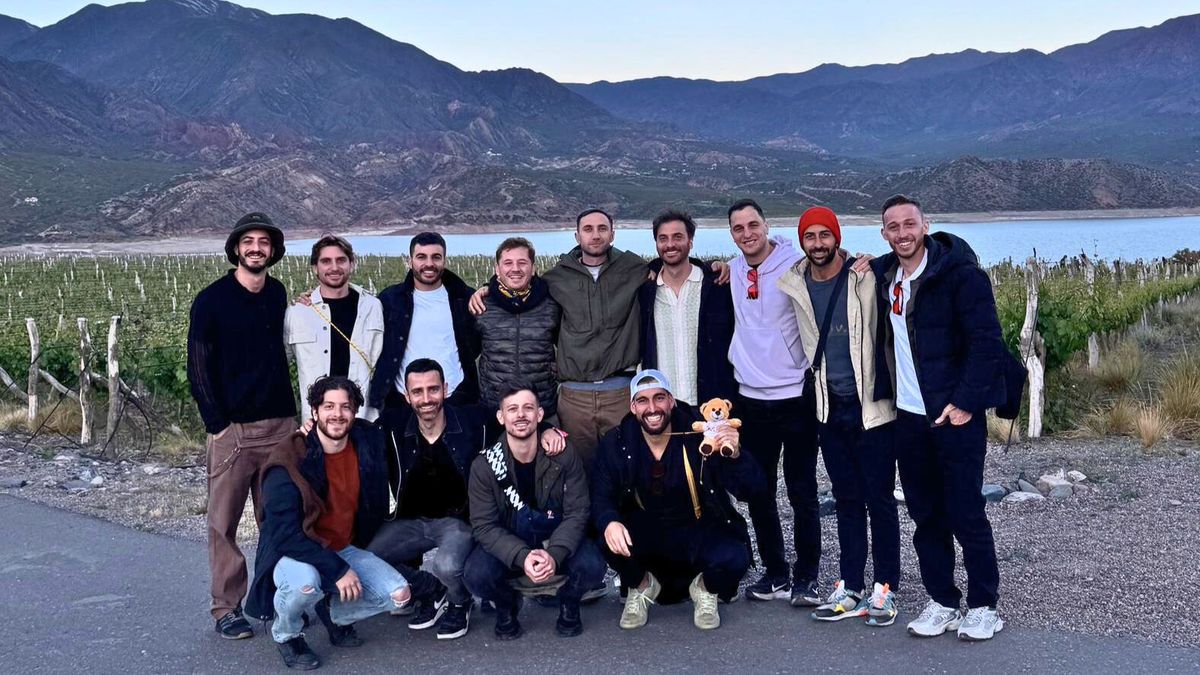 Antes de casarse en un refugio israelí tuvo su despedida de soltero en Mendoza: 