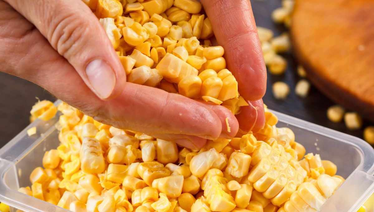 Si quieres conservar el choclo en tu casa por varias semanas, un método ideal es desgranar y congelar los granos. Si quieres conservar el choclo en tu casa por varias semanas, un método ideal es desgranar y congelar los granos. 