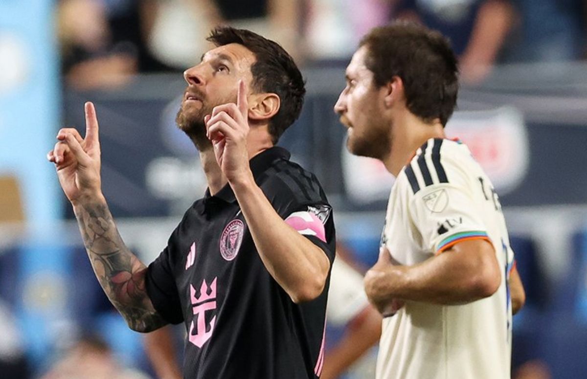 Messi dedicó el gol a su padre.