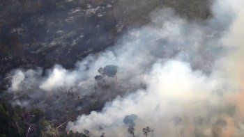 El humo del Amazonas ya llegó a la Argentina