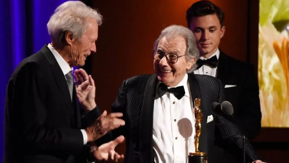 Schifrin junto a Clint Eastwood. Dos leyendas del Séptimo Arte. Schifrin junto a Clint Eastwood. Dos leyendas del Séptimo Arte.