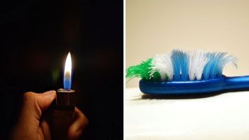 Si tenés un cepillo de dientes viejo y un encendedor, tenés un tesoro para la limpieza: cómo se usan