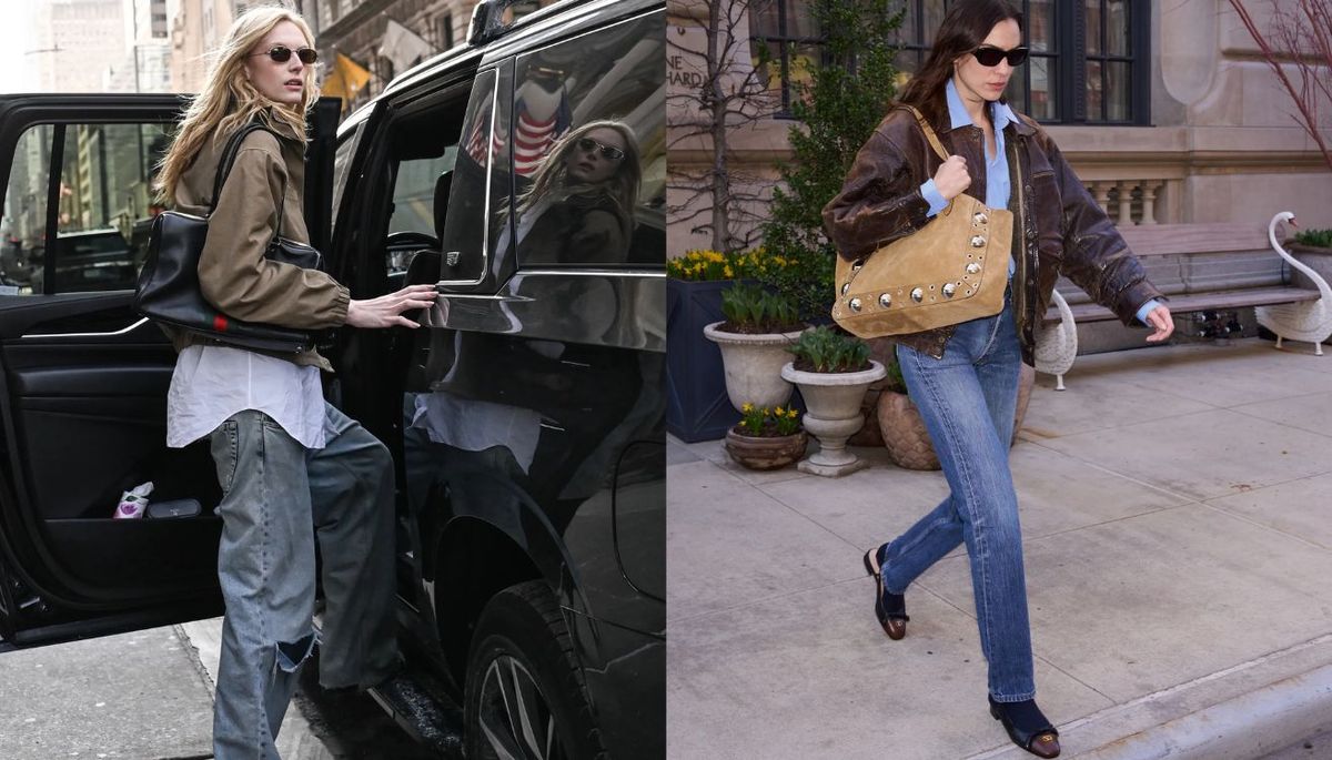 Los jeans holgados y los pantalones tiro medio son tendencia este 2026. Los jeans holgados y los pantalones tiro medio son tendencia este 2026.