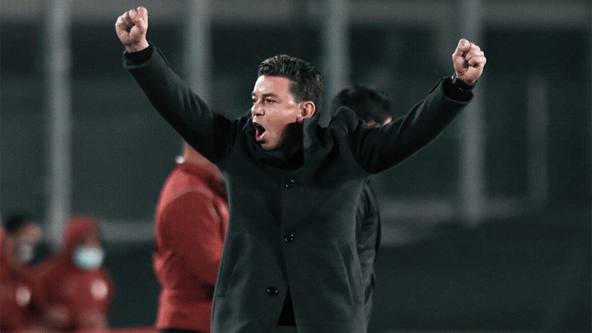 Marcelo Gallardo cumple este domingo 7 años como DT de River.