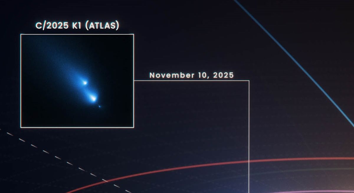Científicos ven en tiempo real como se fragmenta un cometa: es la primera vez en la historia
