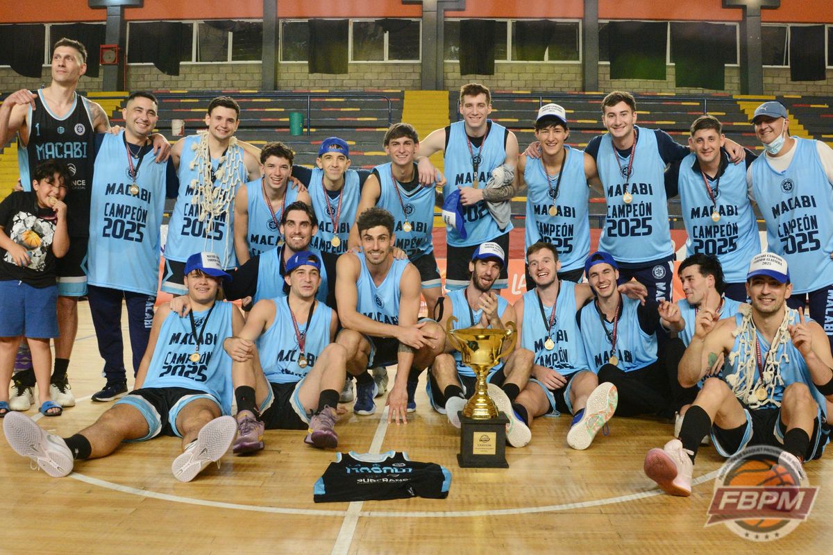 Israelita Macabi rompió la sequía y es el campeón del Clausura de básquet