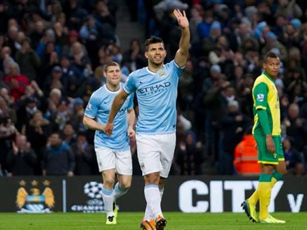 El Kun Agüero fue figura en la goleada de Manchester City