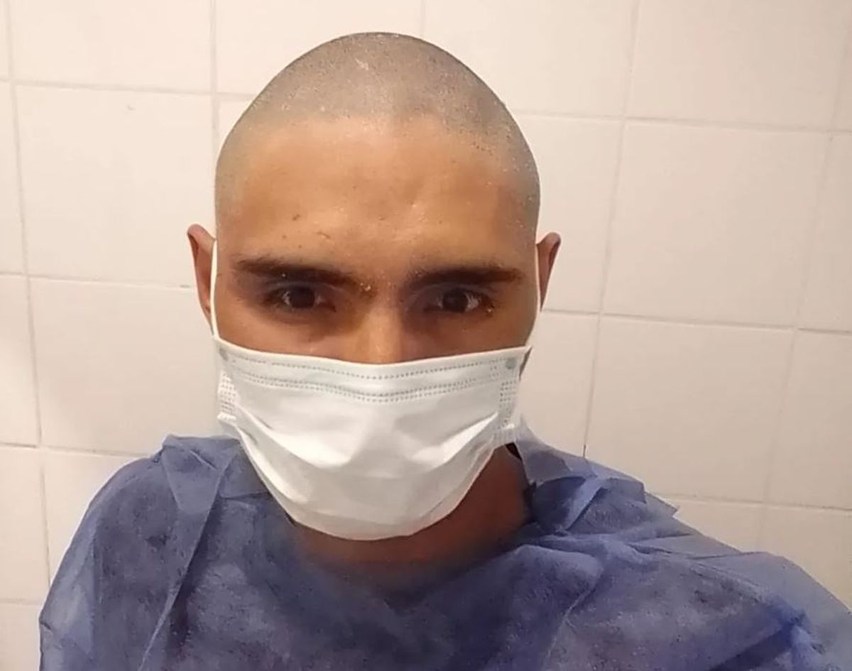 Ariel Guerra no puede trabajar y tiene familia. Necesita ayuda para solventarse y seguir el tratamiento contra el cáncer.  