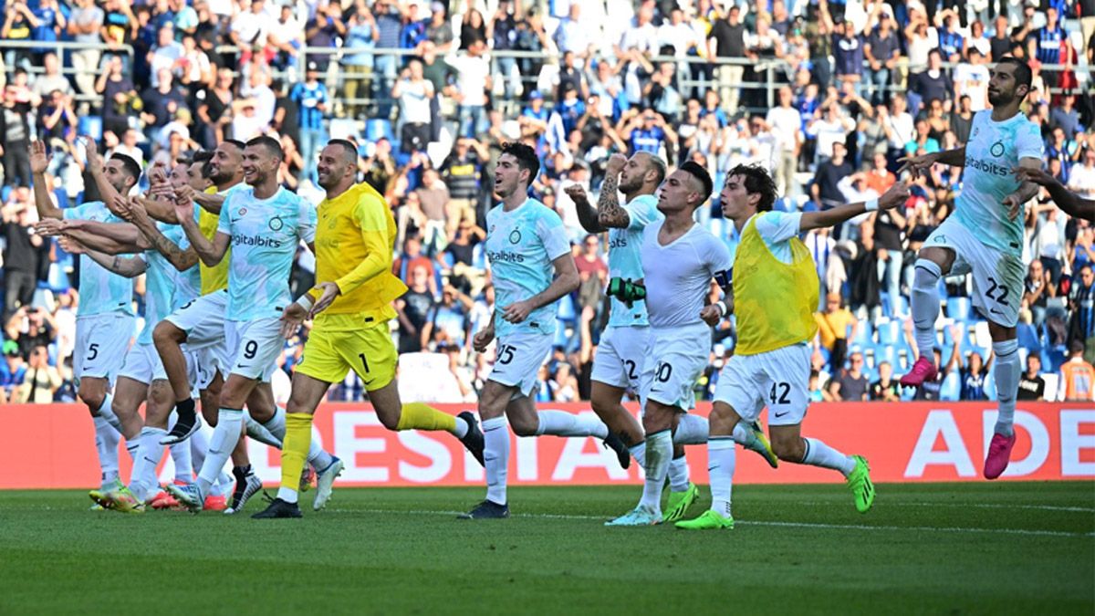 Con Lautaro Martínez, el Inter consiguió una importante victoria ante en Sassuolo.