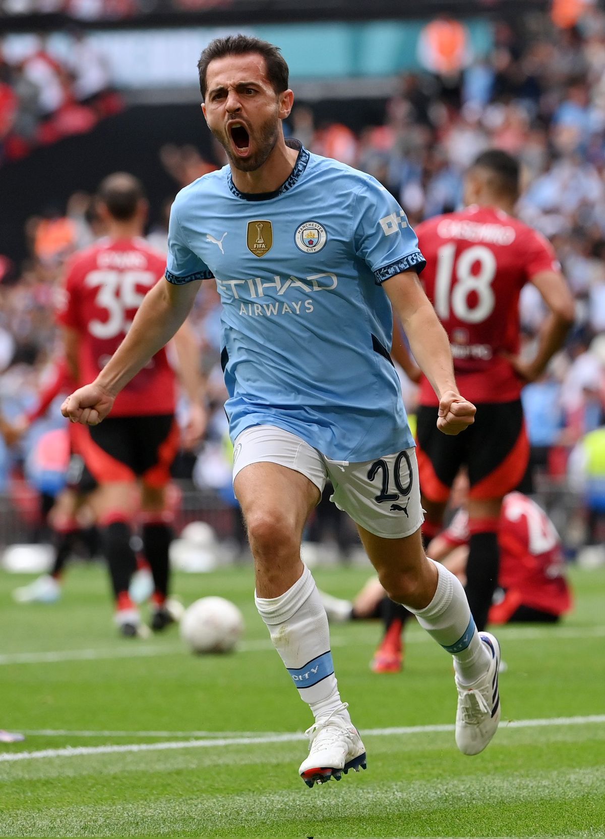 Bernardo Silva convirtió para el City sobre el final del partido. Bernardo Silva convirtió para el City sobre el final del partido.
