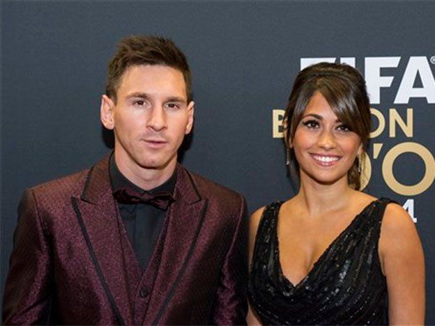 El look de Messi y Antonella en la gala del Balón de Oro