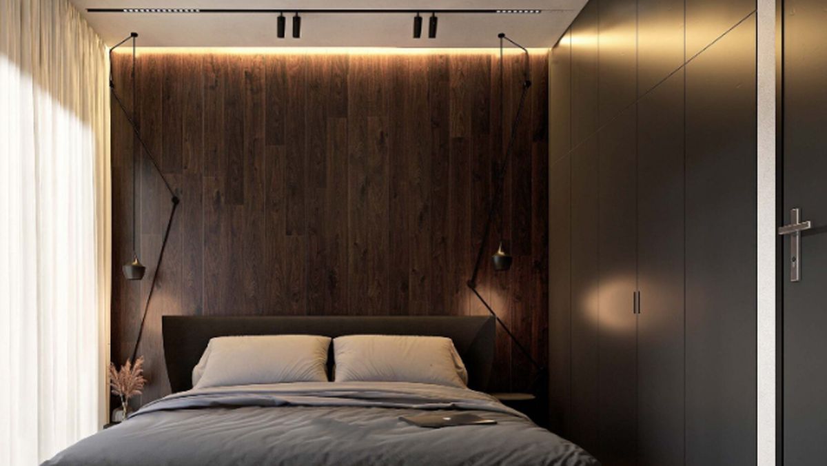 Por dentro. El dormitorio de esta casa modular. Por dentro. El dormitorio de esta casa modular.