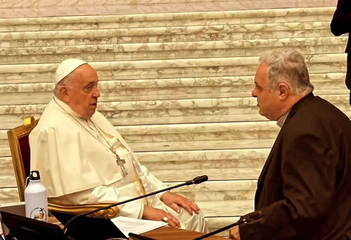 El arzobispo de Mendoza, Marcelo Colombo, y su última visita al Papa Francisco. Fue en noviembre de 2024.&nbsp;