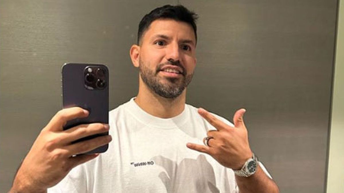 El Kun Agüero desmintió la versión de que había sufrido un accidente en su moto de agua&nbsp;
