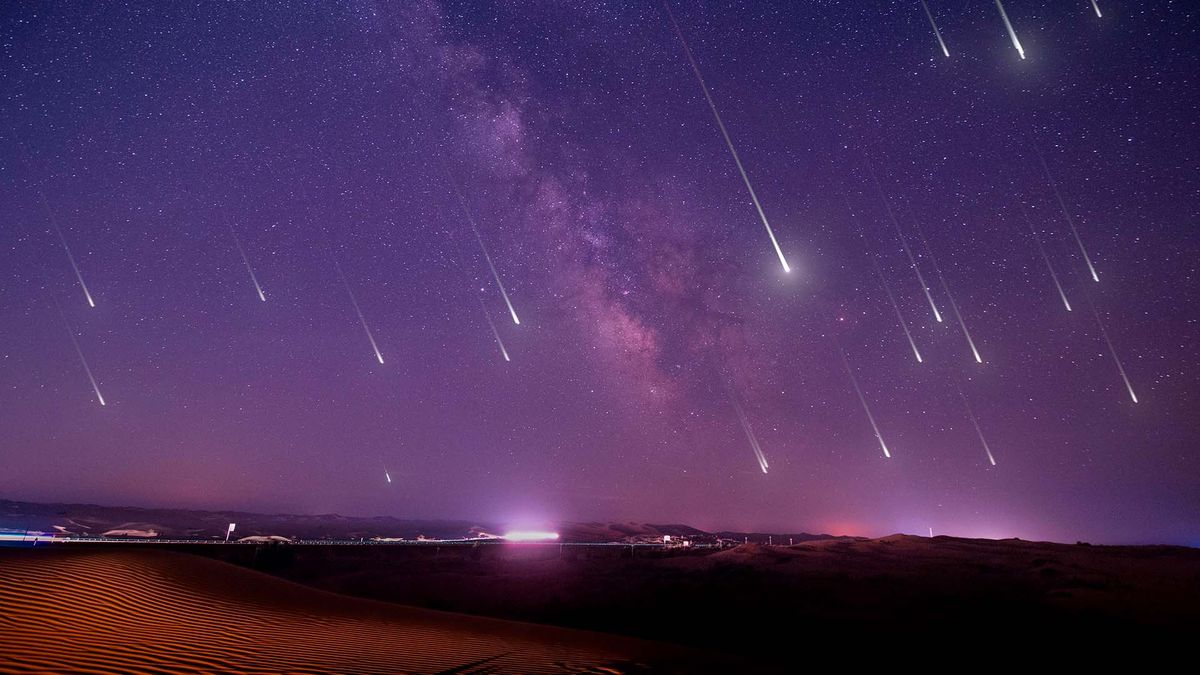 Cu&aacute;l es la mejor hora para ver la doble lluvia de estrellas en el cielo nocturno