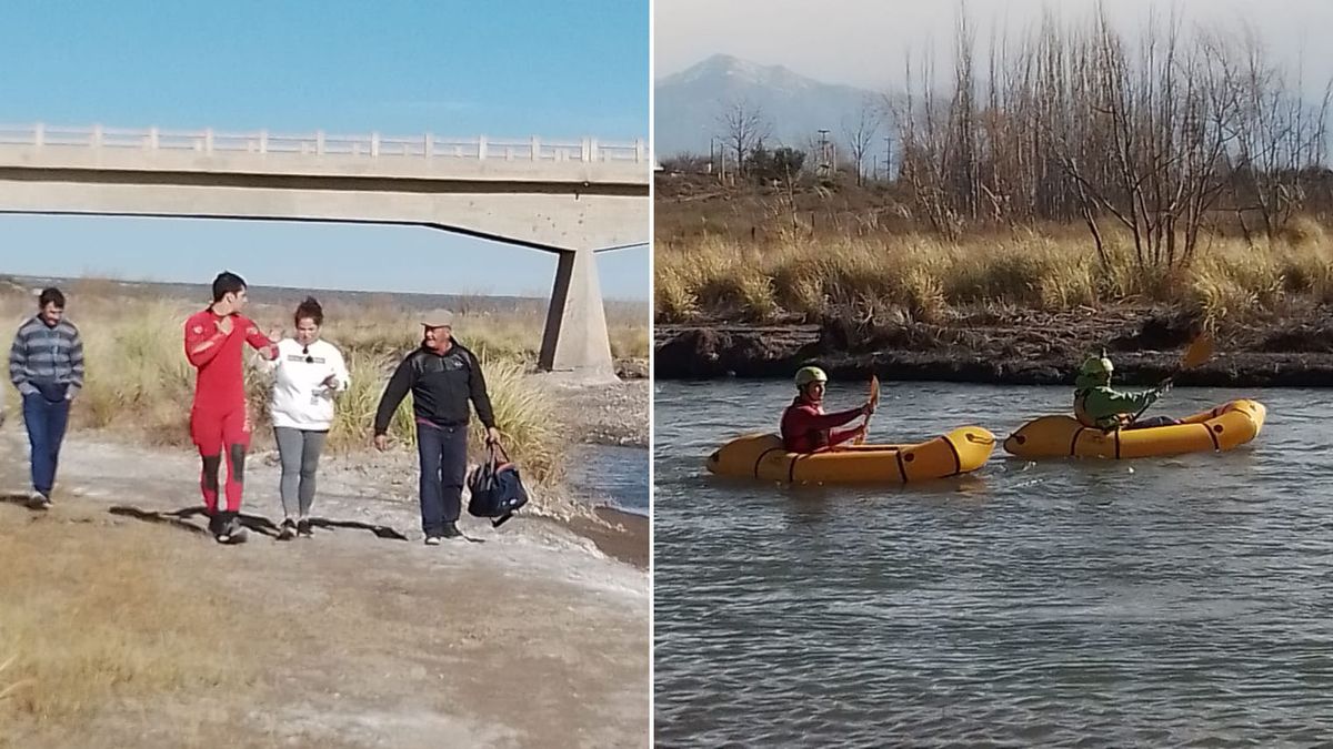 Los rastrillajes estuvieron a cargo de José Sosa y Ramiro Ponce, junto con la familia de Honoria Jorge en el río Tunuyán. Los rastrillajes estuvieron a cargo de José Sosa y Ramiro Ponce, junto con la familia de Honoria Jorge en el río Tunuyán.