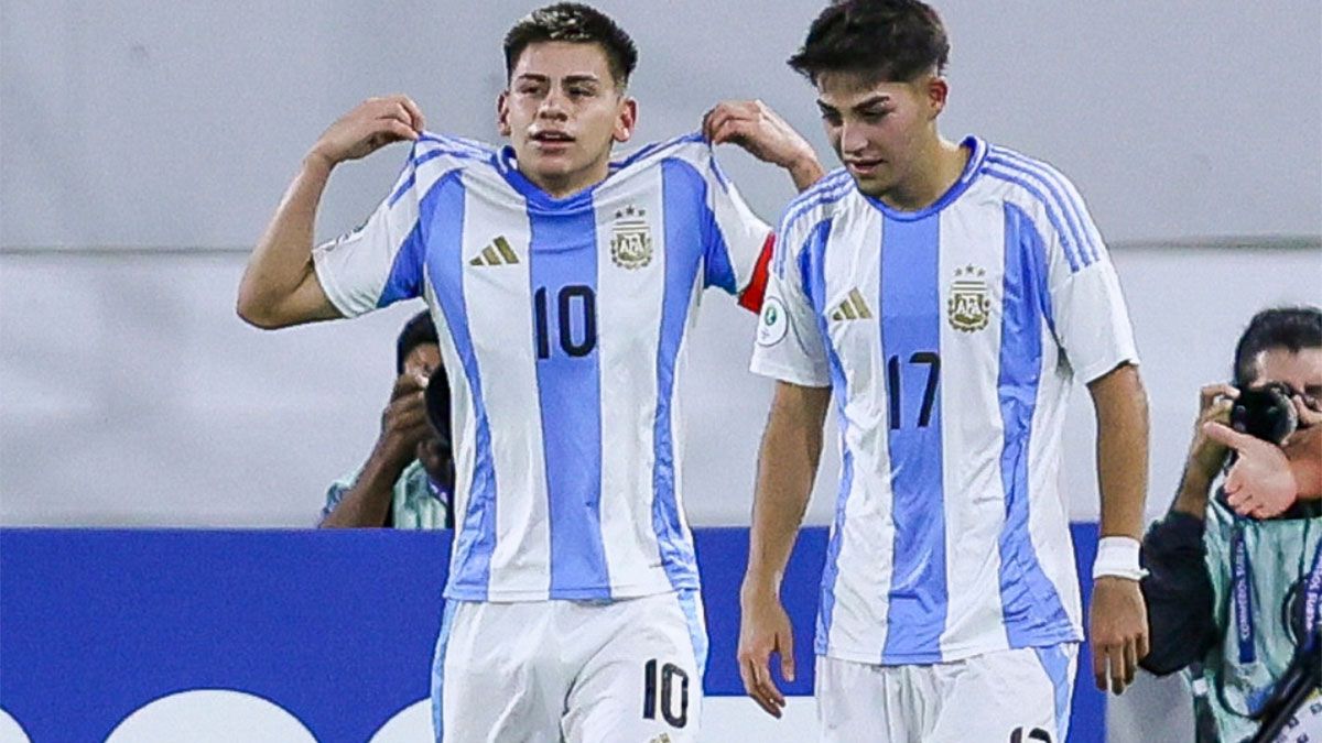Echeverri le marcó un golazo a Brasi.ñ.l.
