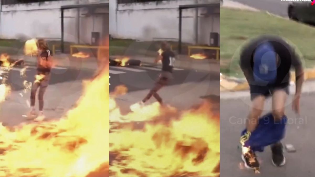 Reclamaban por un preso asesinado, prendieron fuego ruedas y se quemaron ellos mismos