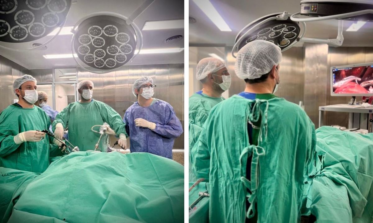 El hospital Lagomaggiore concretó por primera vez una compleja cirugía oncológica con una técnica innovadora. 