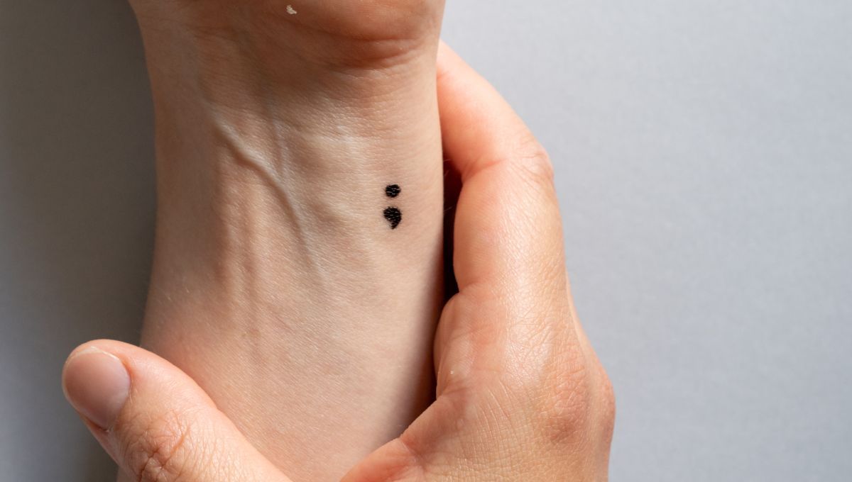 Qué significa tener un tatuaje de punto y coma