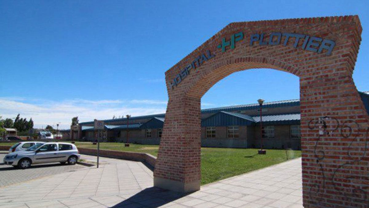 La niña fue trasladada al hospital de Plottier